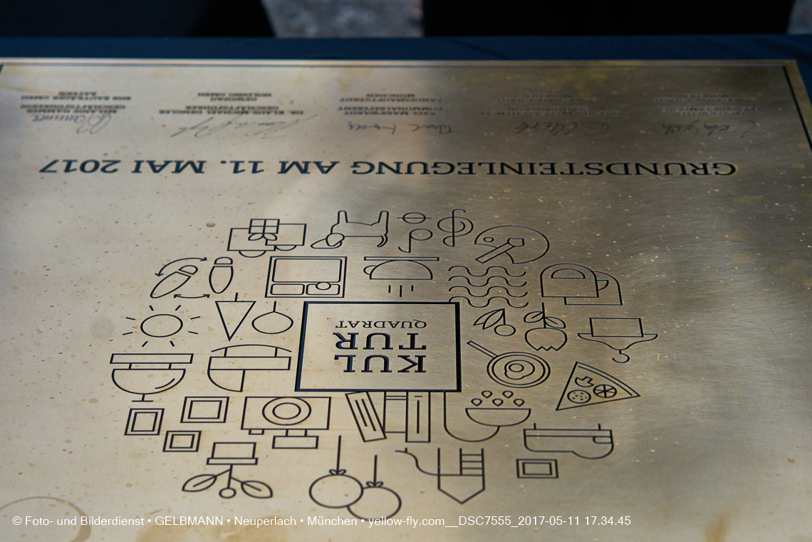 11. Mai 2017 - Grundsteinlegung für die LOGE und dem Kulturquadrat in Neuperlach